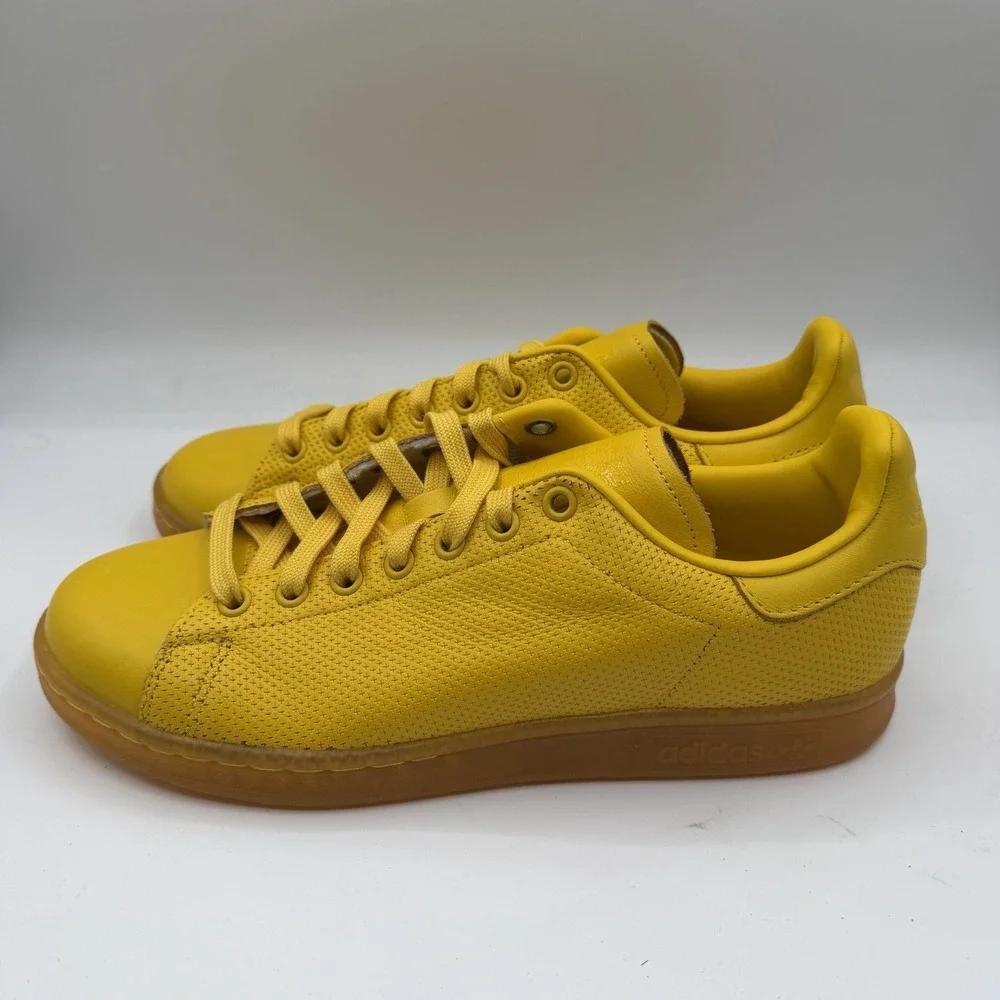 Adidas Stan Smith Adicolor Shoes Mens Sz 9 Yellow Sneakers Originals S80247